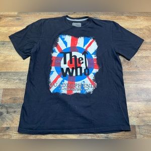 The Who Quadrophenia 2012 Tour T-shirt Black Double Sided Concert XL Flaws